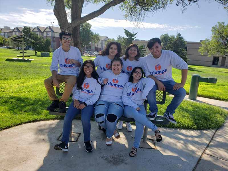 TPHS Students sitting together